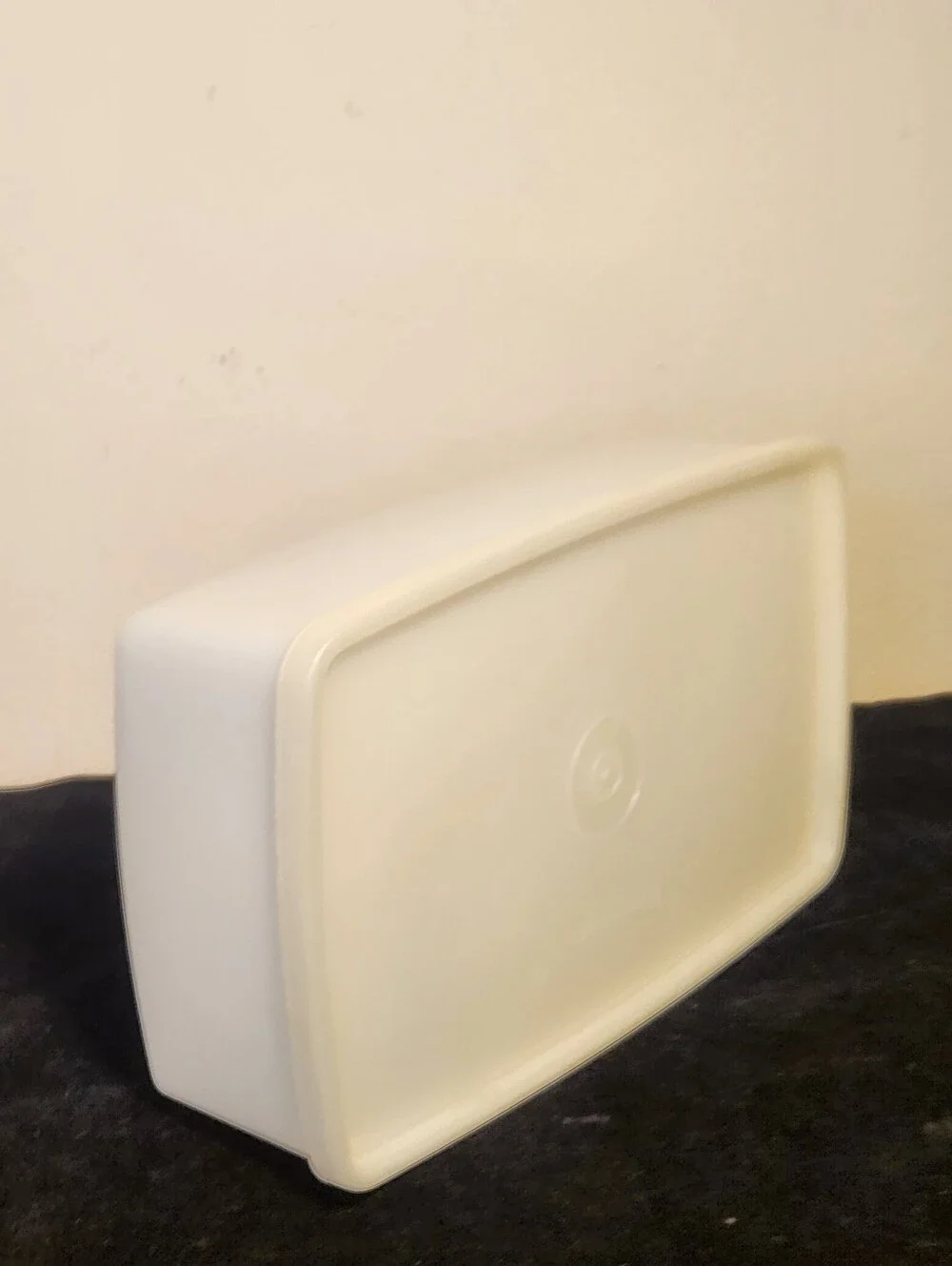 Vintage Tupperware Rectangular Pak 'N Stor Clear Container #713-2 With Lid #714